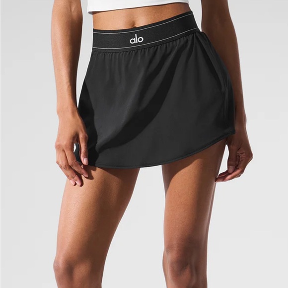 ALO Tennis Black Skirt - Picture 1 of 9